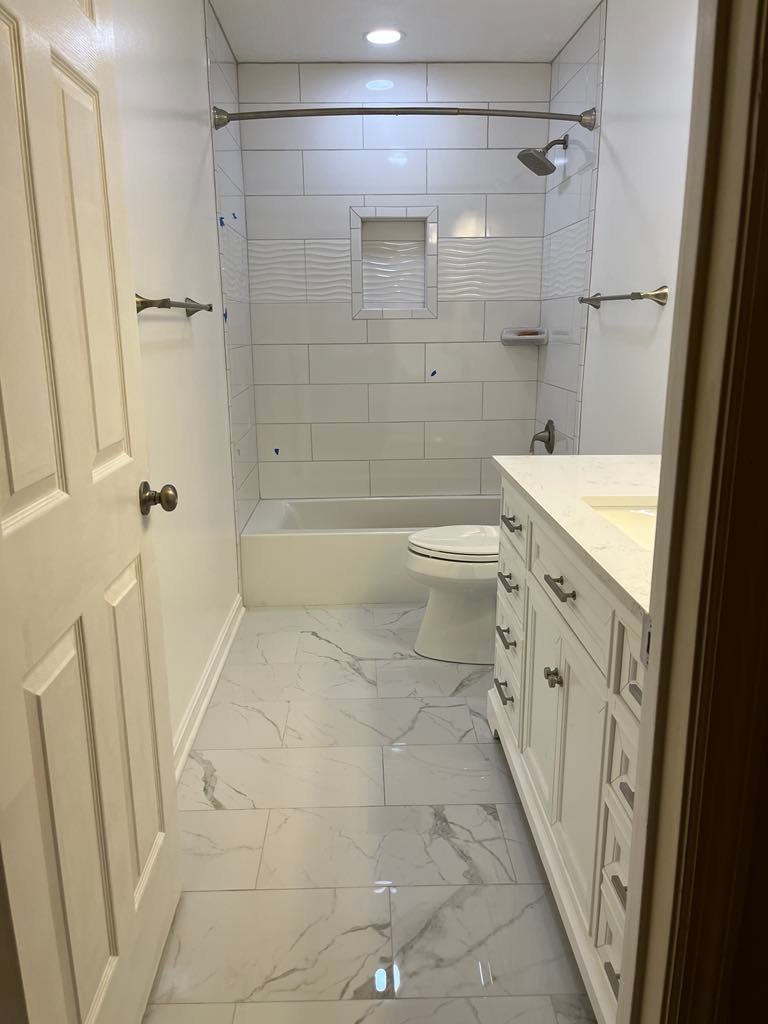 photo of a bathroom remodeling services